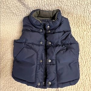Baby gap navy puffer Vest 18-24 months